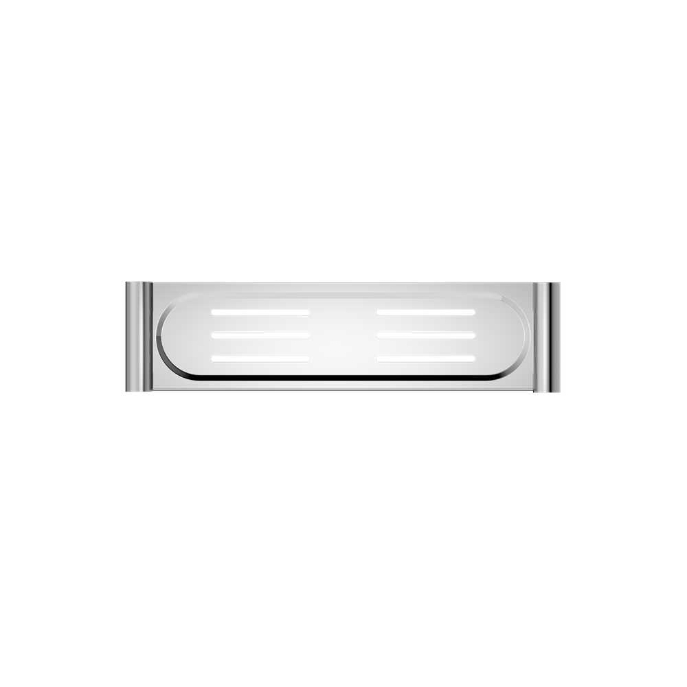NEW MECCA METAL SHOWER SHELF CHROME