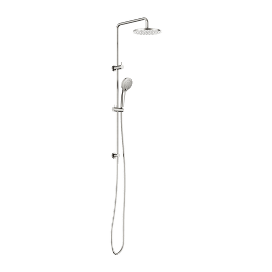ROUND TWIN SHOWER WITH AIR SHOWER I BRUSHED NICKEL