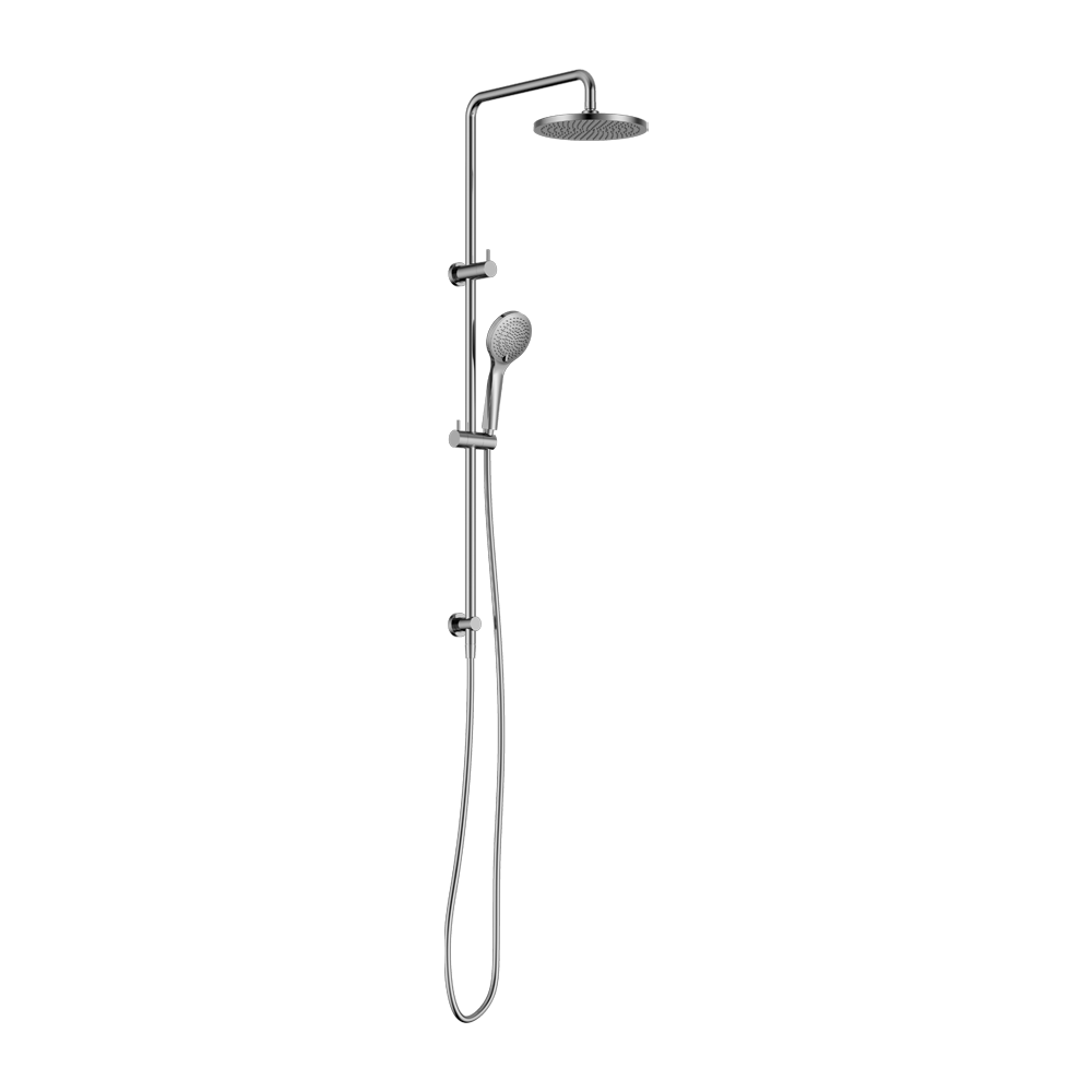 ROUND TWIN SHOWER WITH AIR SHOWER I CHROME