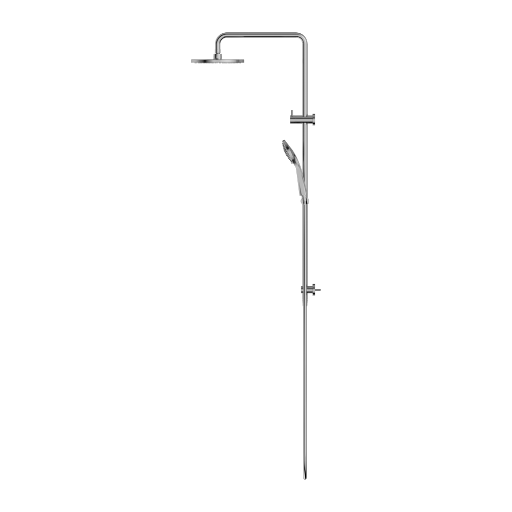 ROUND TWIN SHOWER WITH AIR SHOWER I CHROME