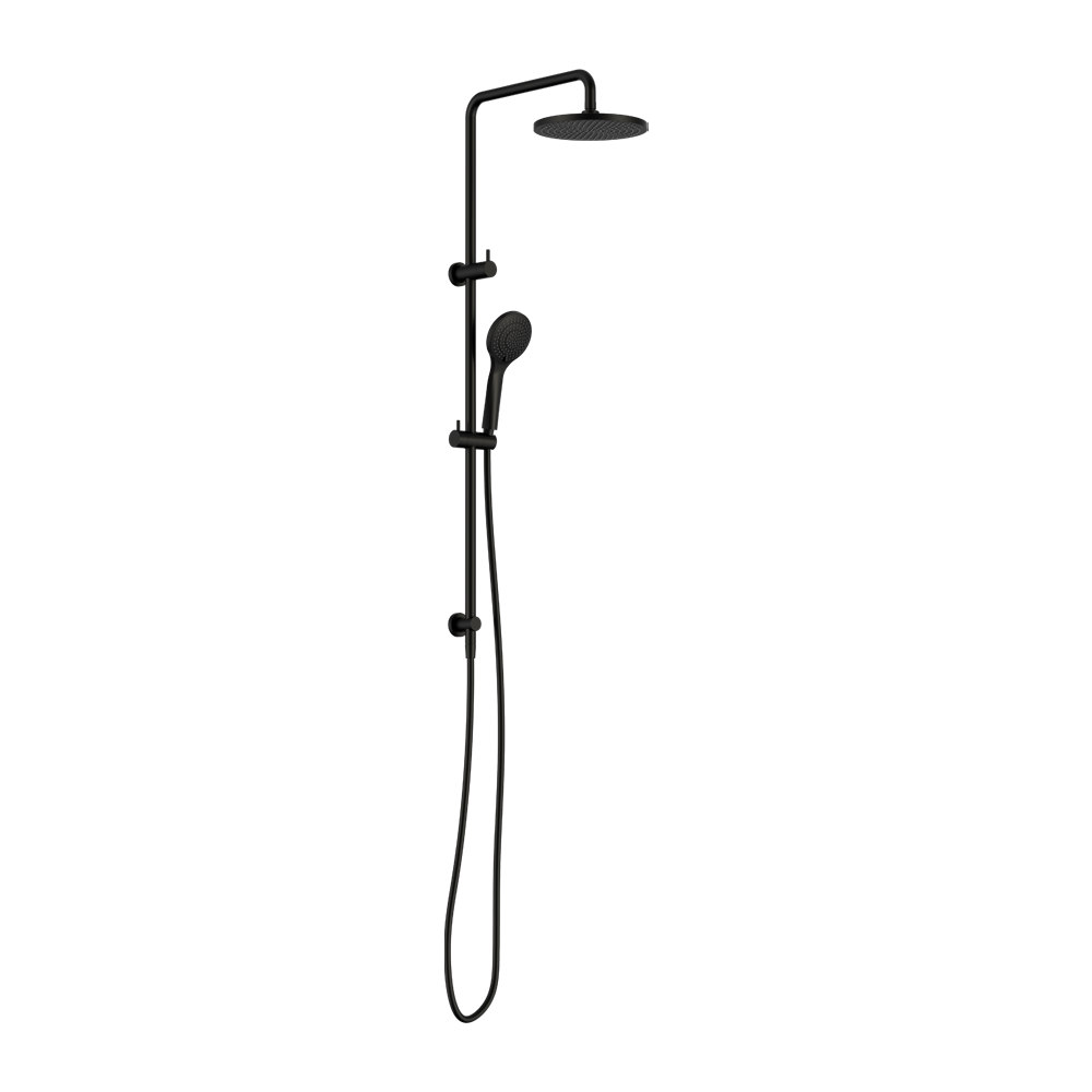 ROUND TWIN SHOWER WITH AIR SHOWER I MATTE BLACK