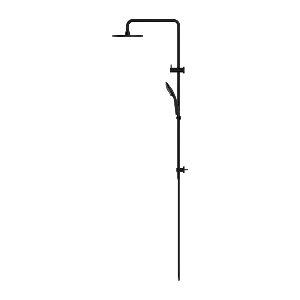 ROUND TWIN SHOWER WITH AIR SHOWER I MATTE BLACK
