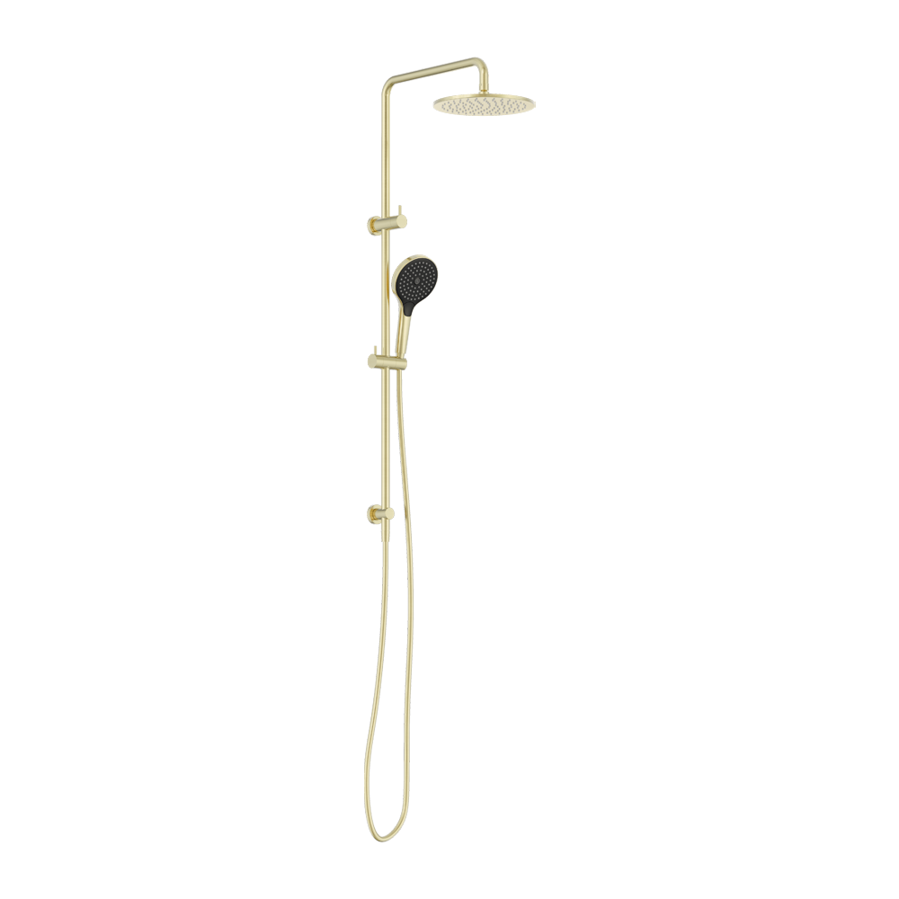 ROUND TWIN SHOWER WITH AIR SHOWER II BRUSHED GOLD