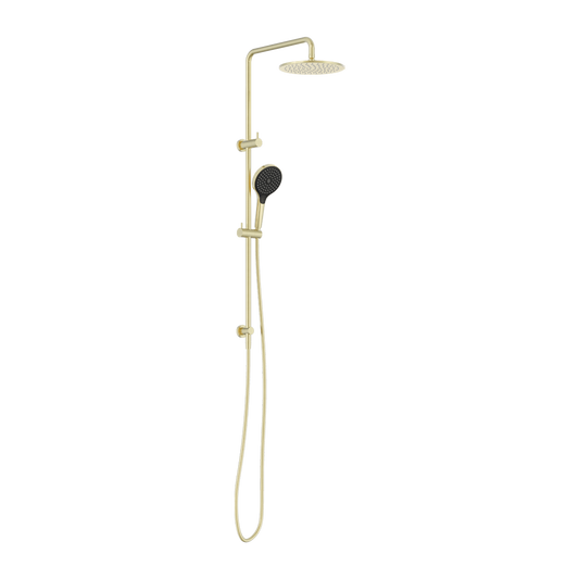 ROUND TWIN SHOWER WITH AIR SHOWER II BRUSHED GOLD