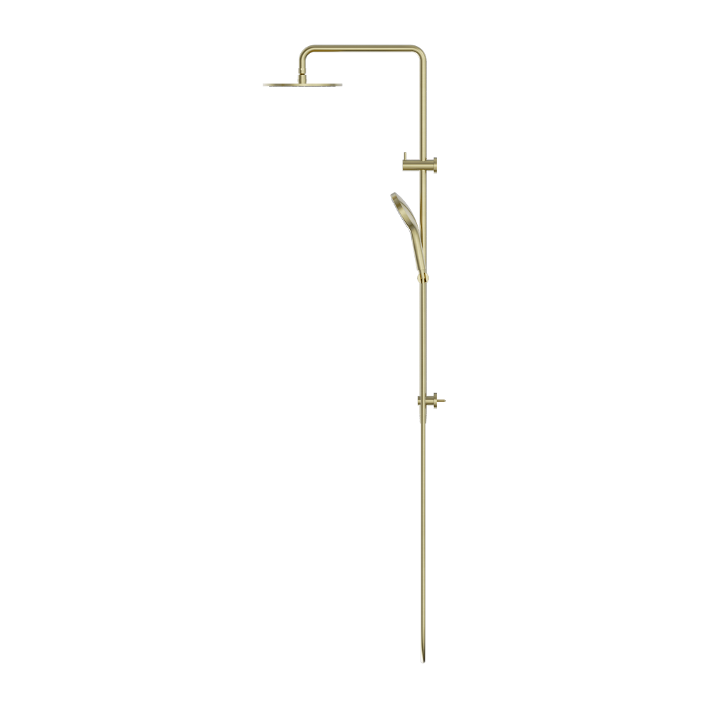 ROUND TWIN SHOWER WITH AIR SHOWER II BRUSHED GOLD