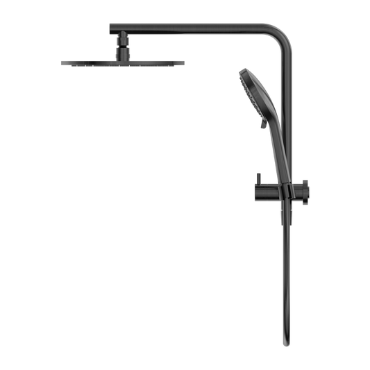MECCA 2 IN 1 TWIN SHOWER GUN METAL
