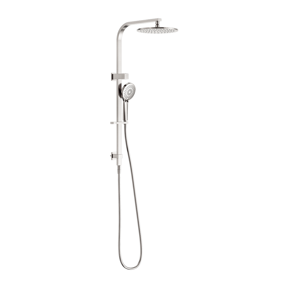 BIANCA TWIN SHOWER BRUSHED NICKEL