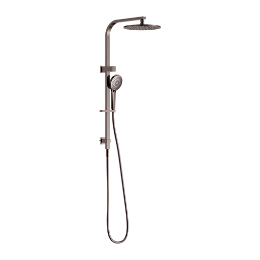 BIANCA TWIN SHOWER BRUSHED BRONZE