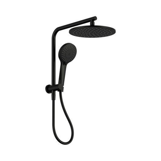 MECCA 2 IN 1 TWIN SHOWER MATTE BLACK