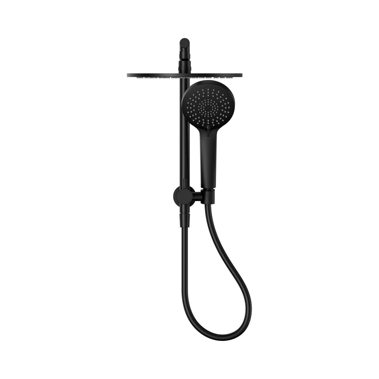 MECCA 2 IN 1 TWIN SHOWER MATTE BLACK