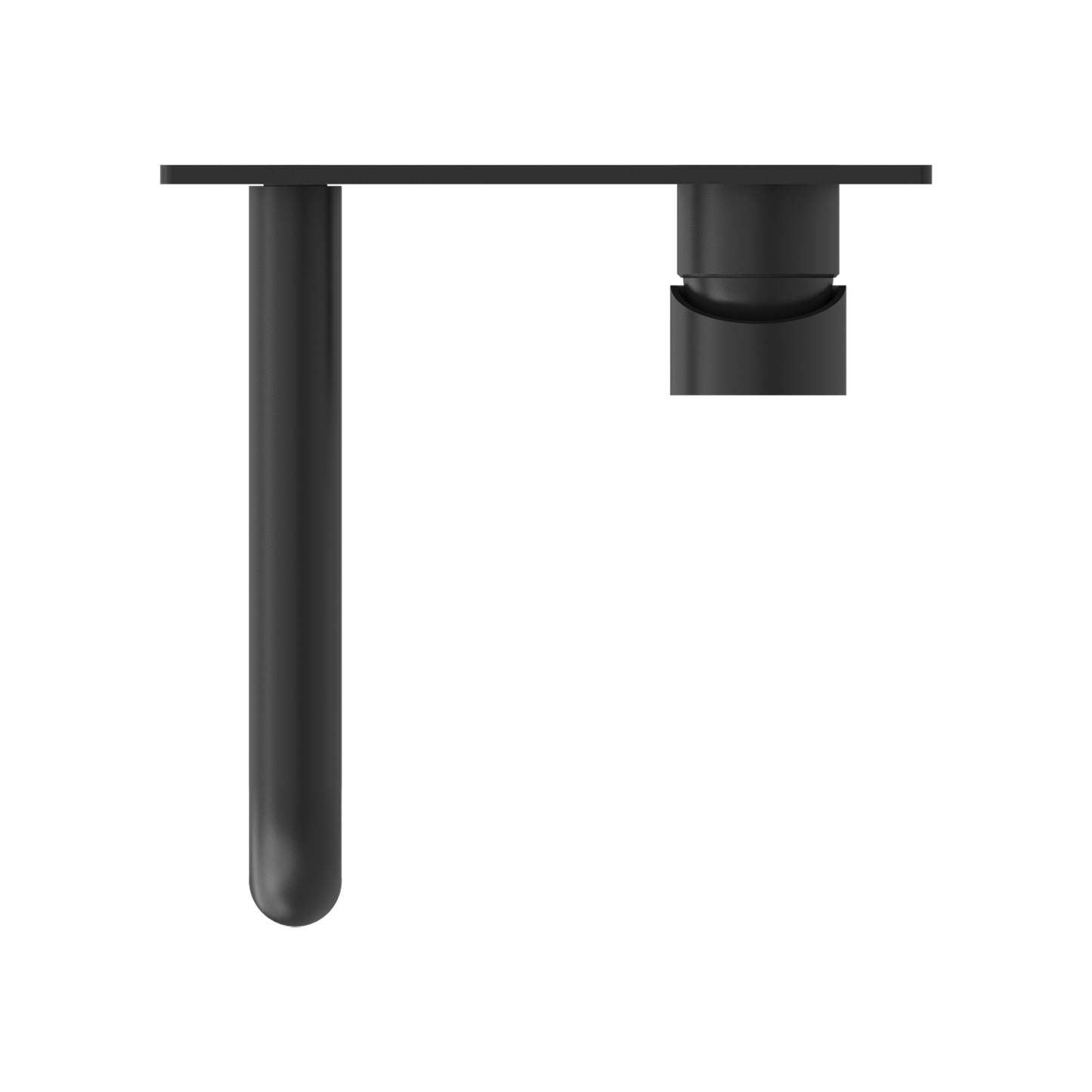 DOLCE WALL BASIN/BATH MIXER MATTE BLACK