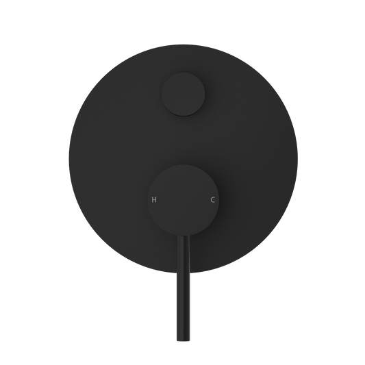 DOLCE SHOWER MIXER WITH DIVERTOR MATTE BLACK