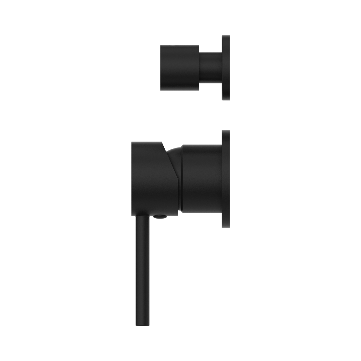 DOLCE SHOWER MIXER WITH DIVERTOR SEPARATE BACK PLATE MB (NR250809EMB) MATTE BLACK