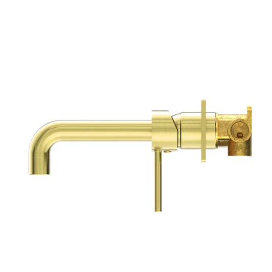 DOLCE WALL BASIN/BATH MIXER BRUSHED GOLD