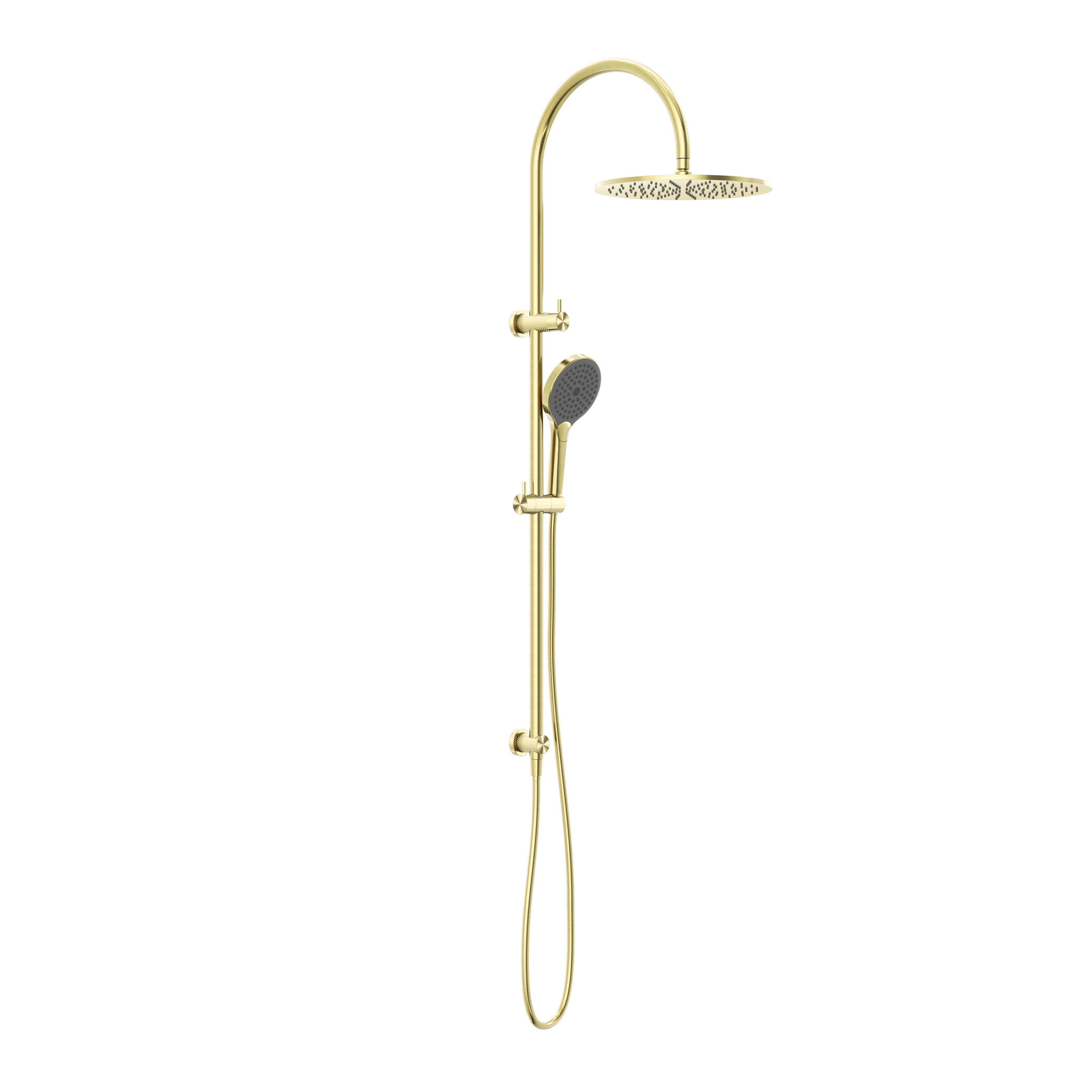 OPAL TWIN SHOWER WITH AIR SHOWER II BRUSHED GOLD