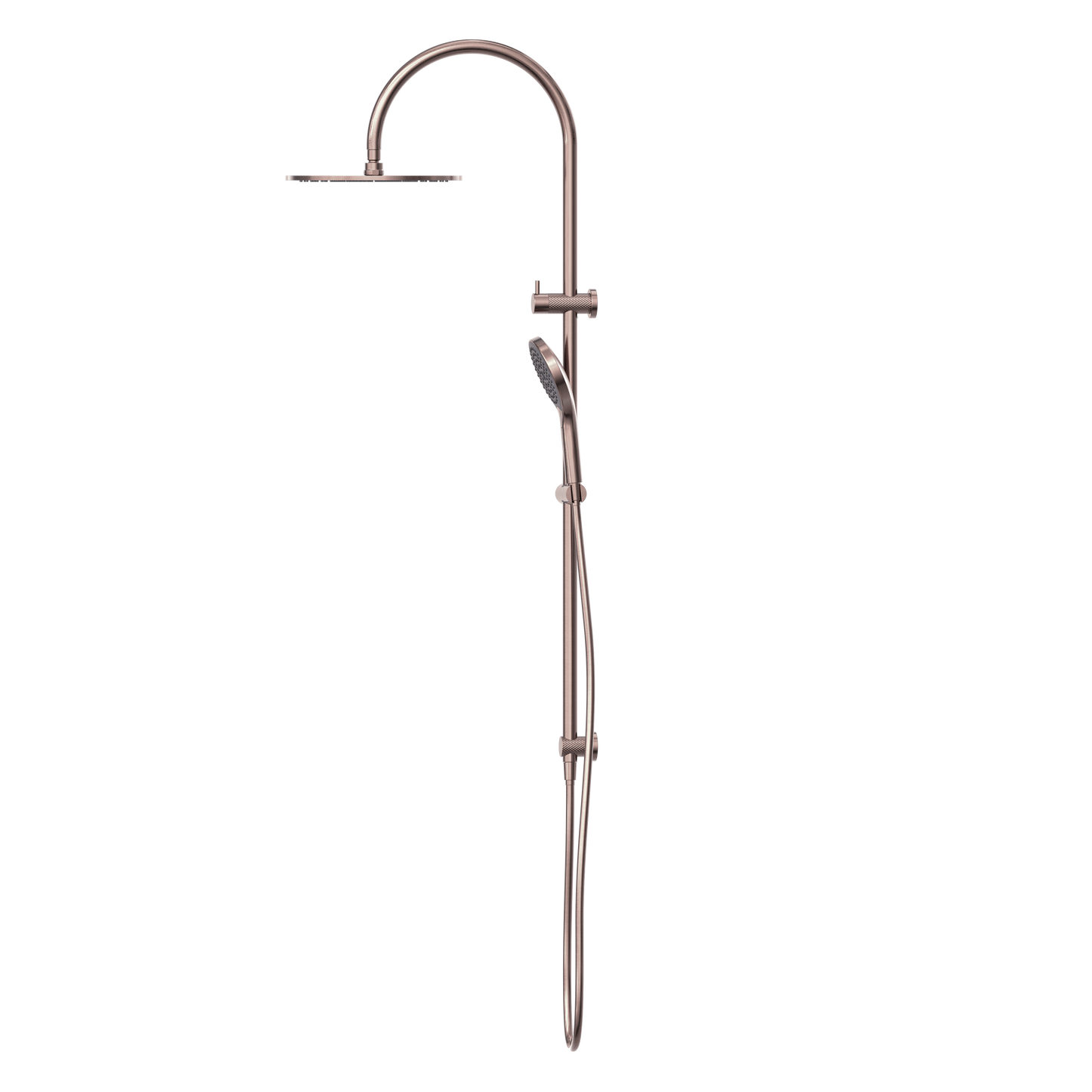 OPAL TWIN SHOWER WITH AIR SHOWER II BRUSHED BRONZE