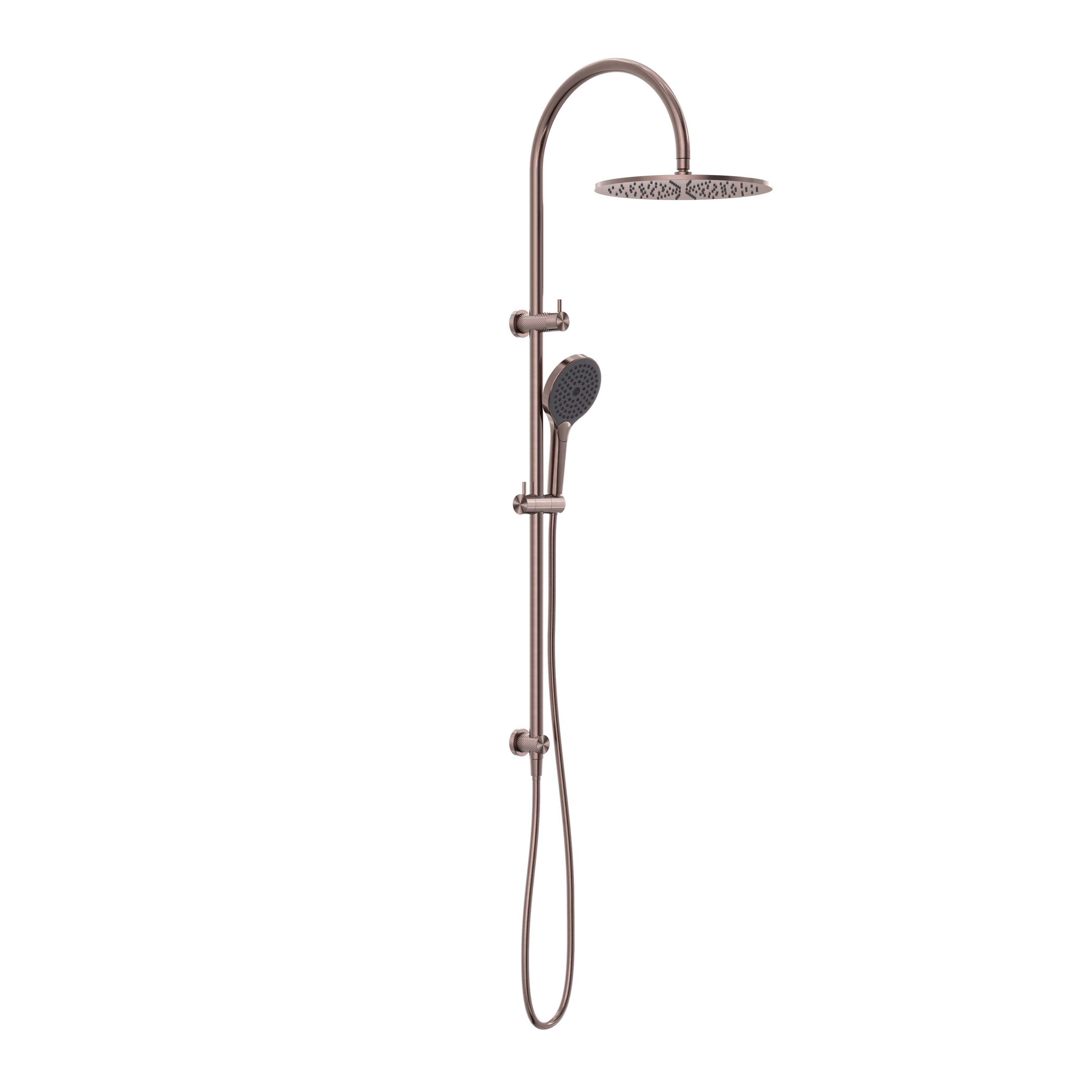 OPAL TWIN SHOWER WITH AIR SHOWER II BRUSHED BRONZE