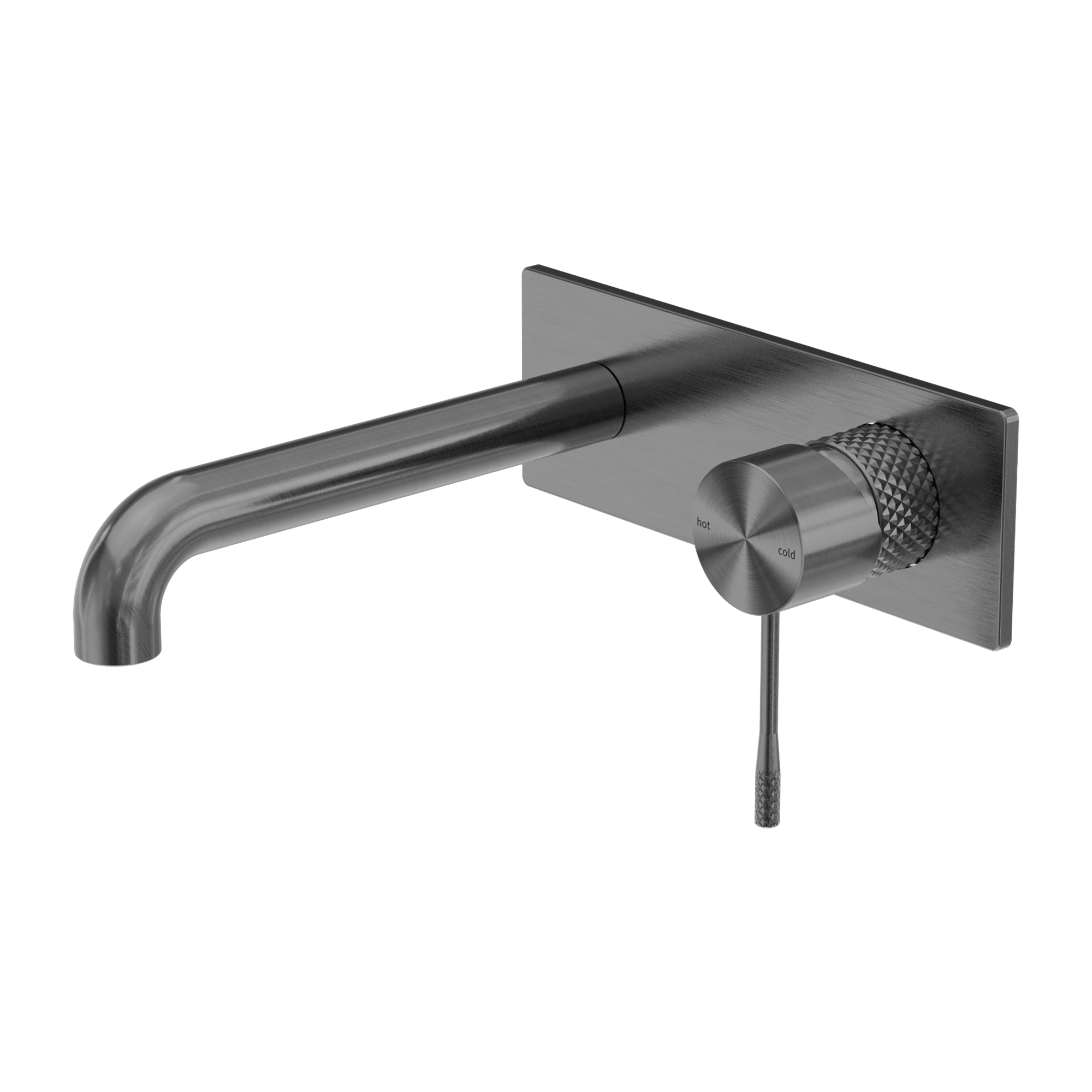 OPAL WALL BASIN/BATH MIXER 120/160/185/230/260MM GRAPHITE