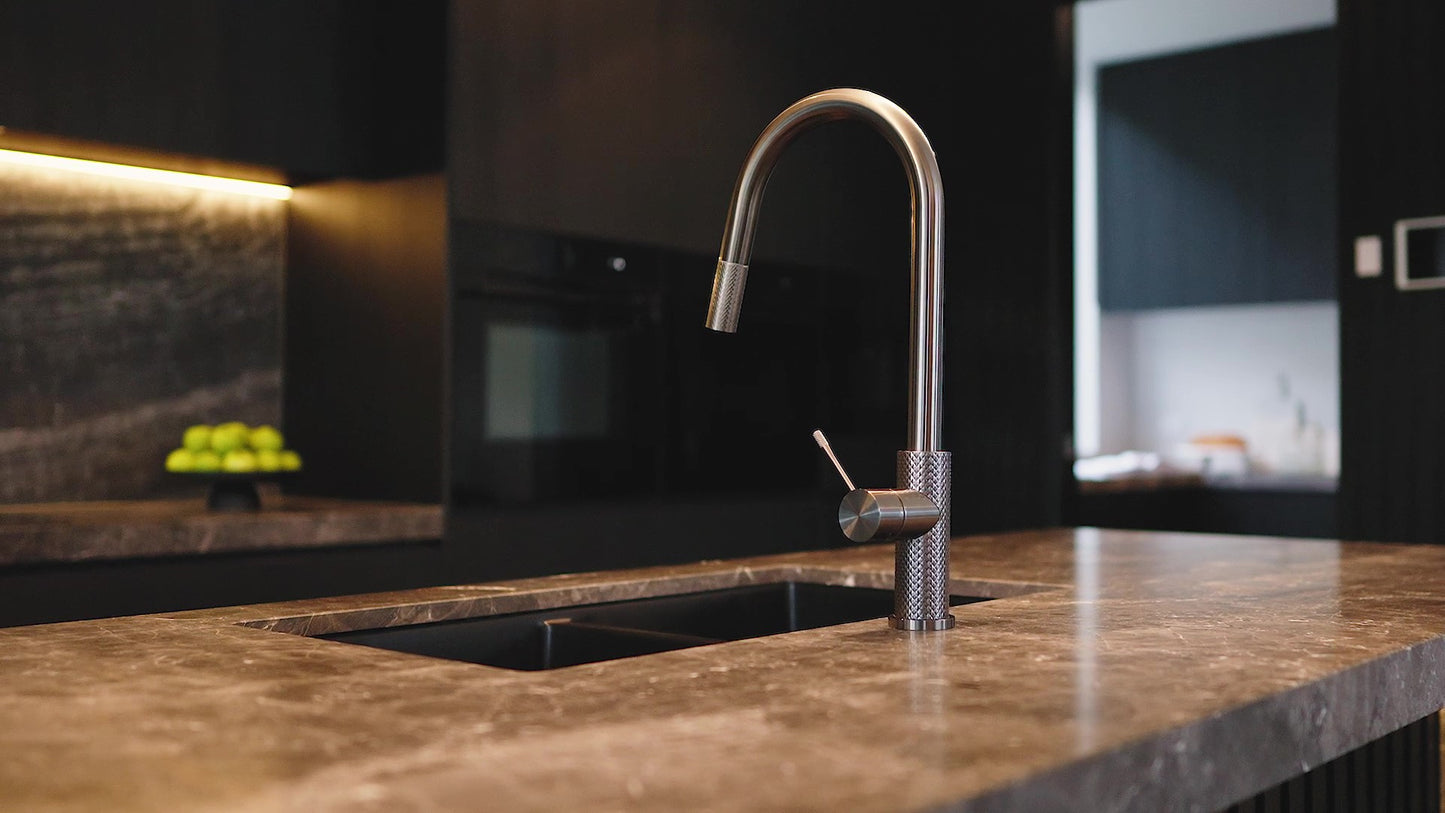 OPAL PULL OUT SINK MIXER WITH VEGIE SPRAY FUNCTION GRAPHITE