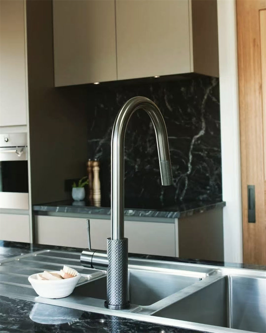 OPAL PULL OUT SINK MIXER WITH VEGIE SPRAY FUNCTION GRAPHITE