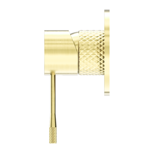 OPAL SHOWER MIXER 80MM PLATE BRUSHED GOLD