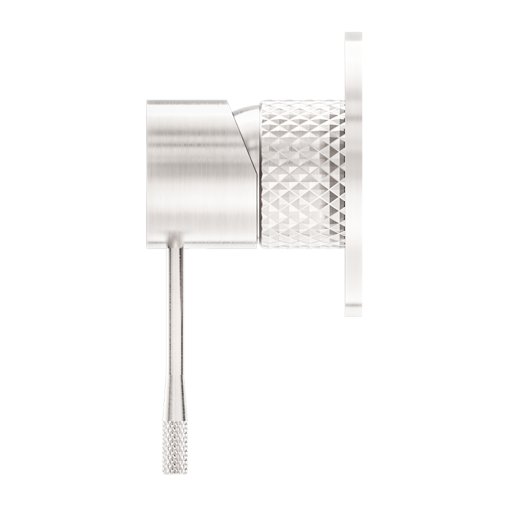 OPAL SHOWER MIXER 80MM PLATE BRUSHED NICKEL