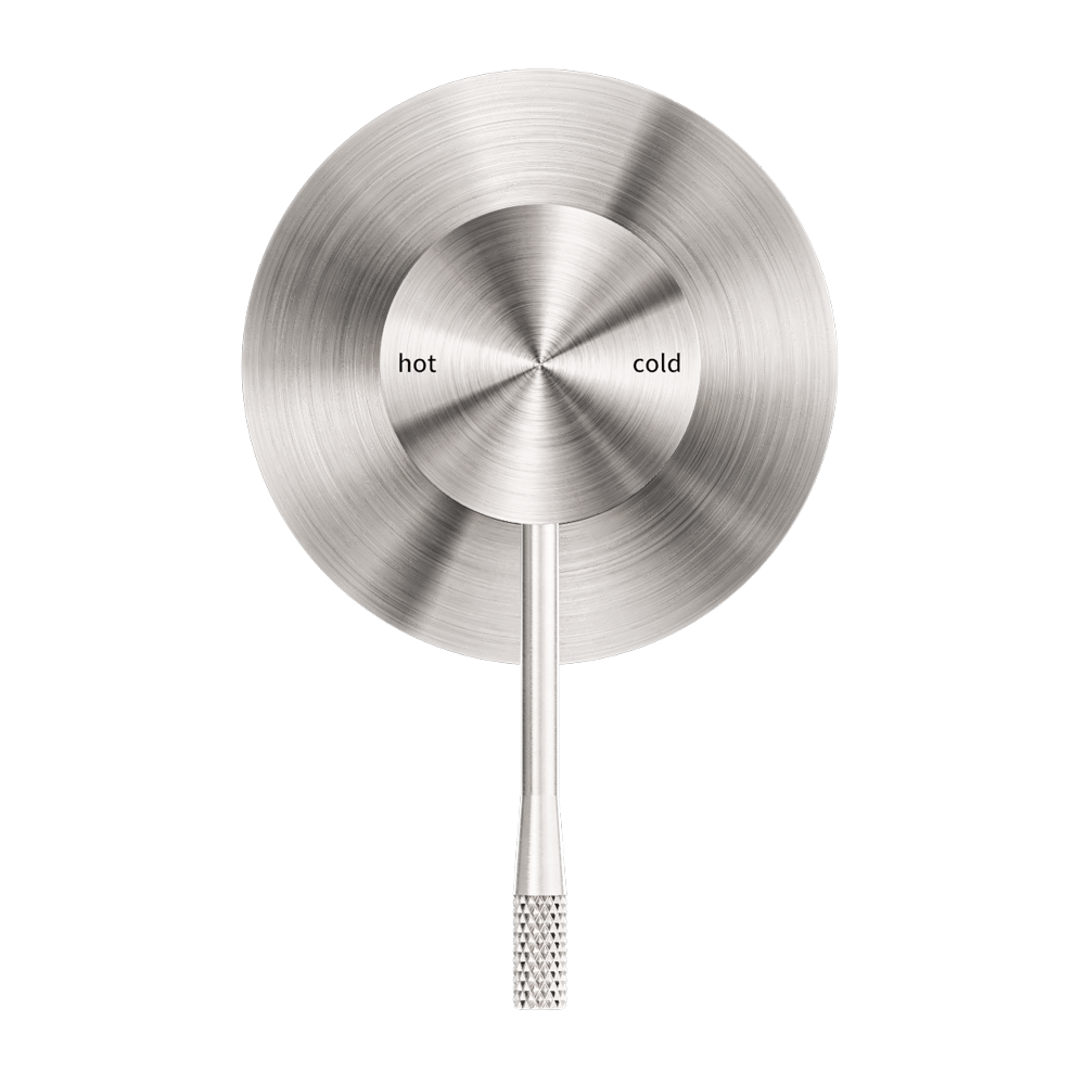 OPAL SHOWER MIXER 80MM PLATE BRUSHED NICKEL
