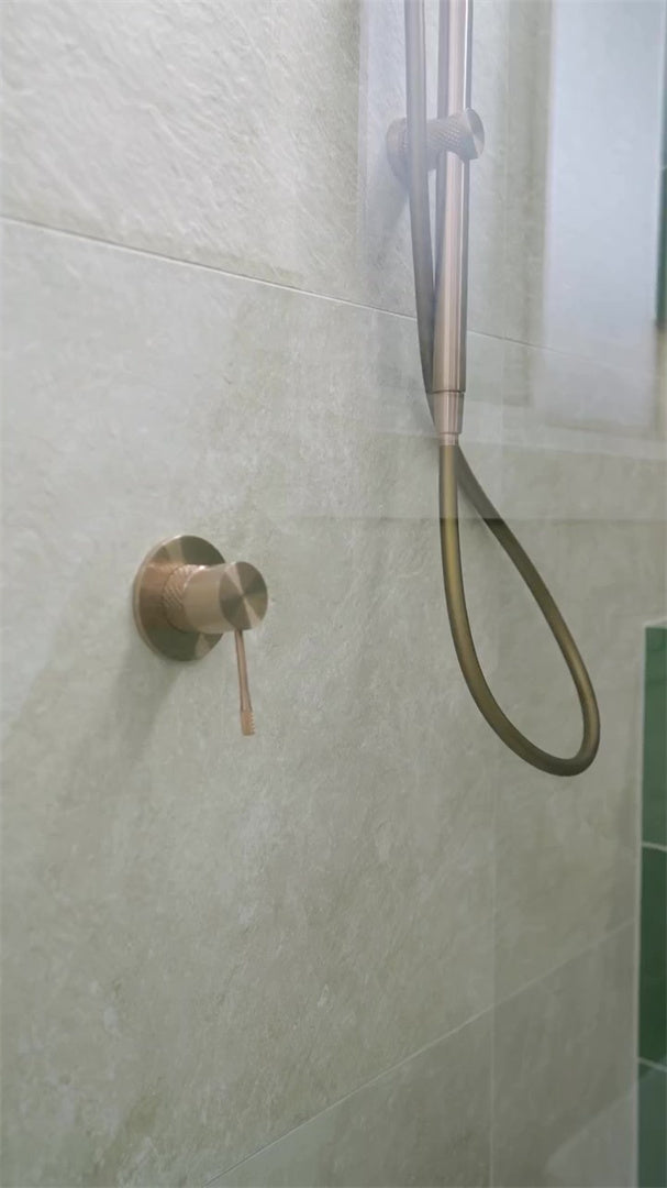 OPAL SHOWER MIXER 80MM PLATE BRUSHED NICKEL