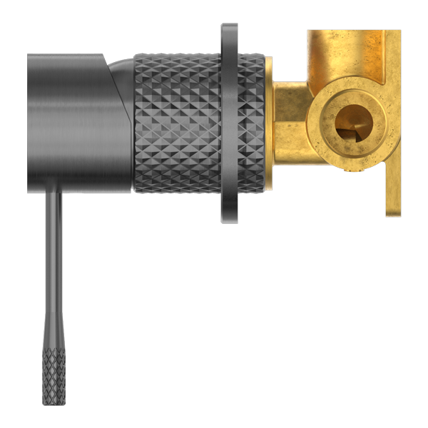Opal Shower Mixer 60MM Plate Graphite — Gunmetal