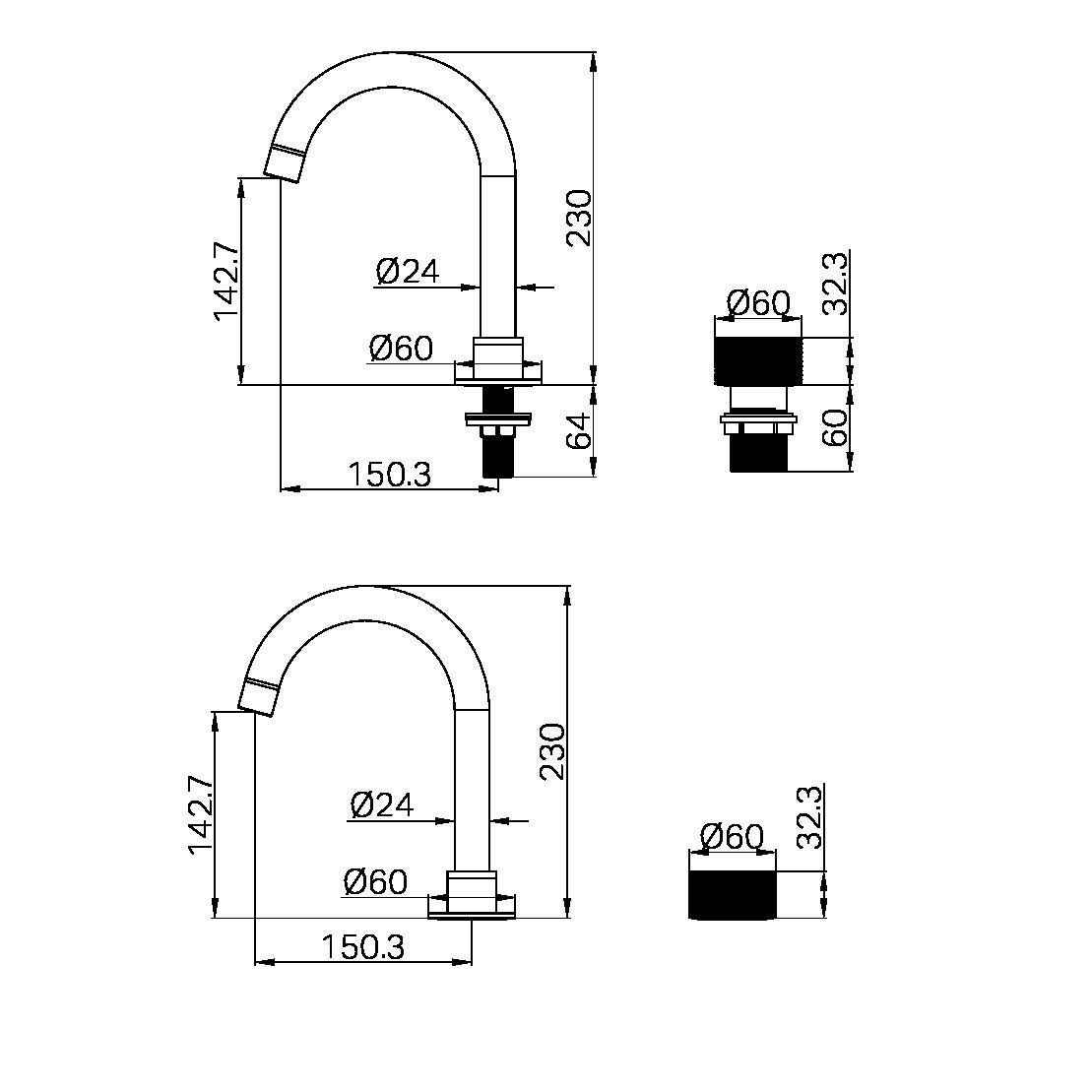 OPAL PROGRESSIVE BASIN SET GRAPHITE