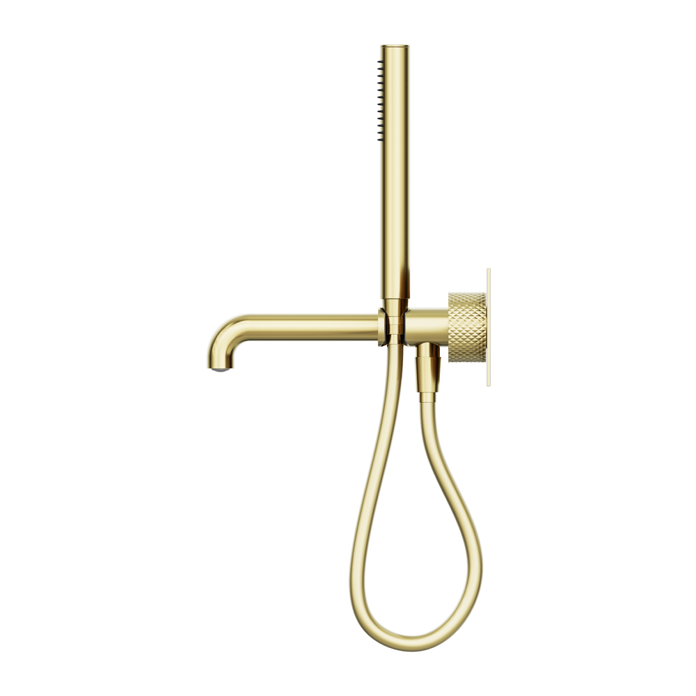 OPAL PROGRESSIVE SHOWER SYSTEM WITH SPOUT 230/250MM BRUSHED GOLD
