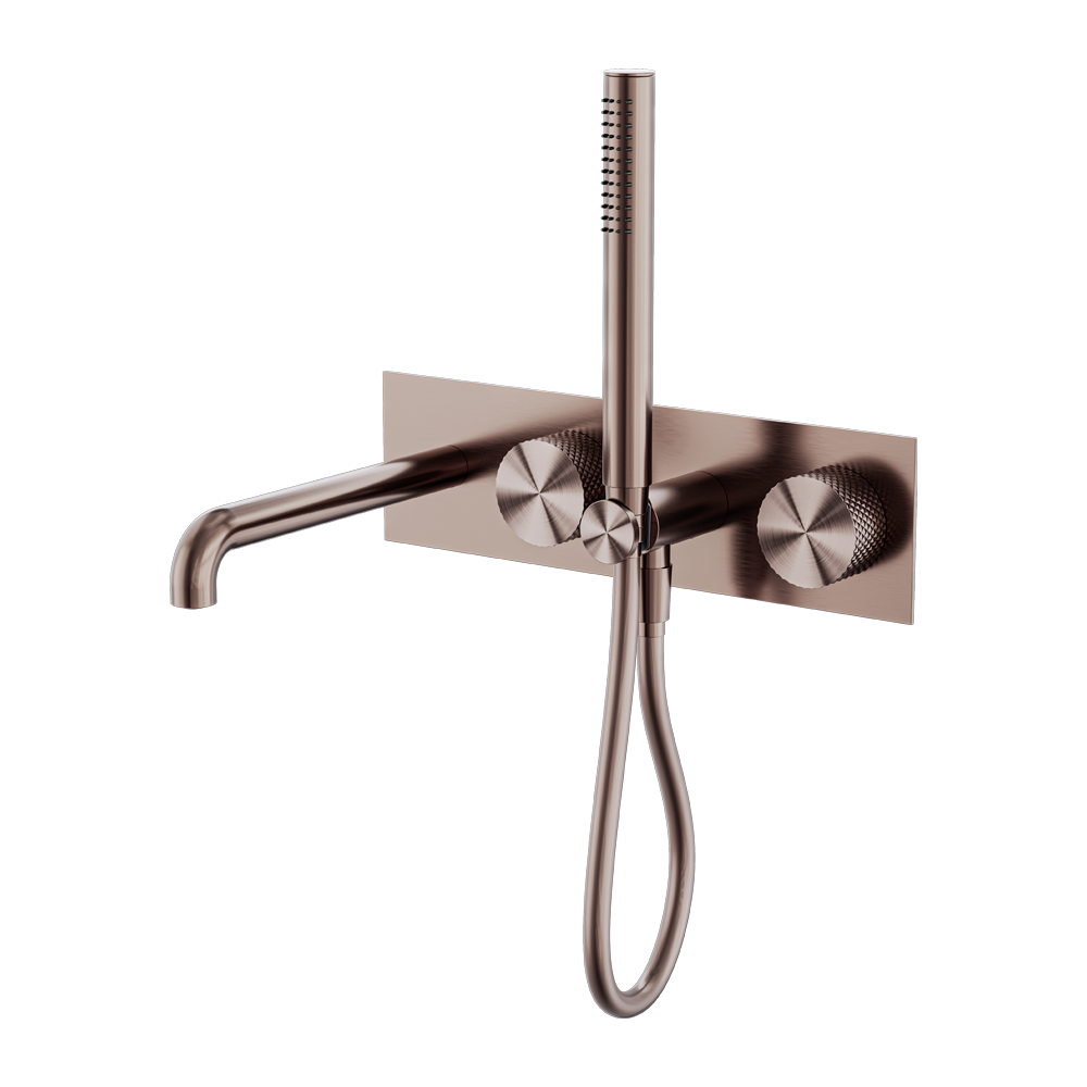 OPAL PROGRESSIVE SHOWER SYSTEM WITH SPOUT 230/250MM BRUSHED BRONZE