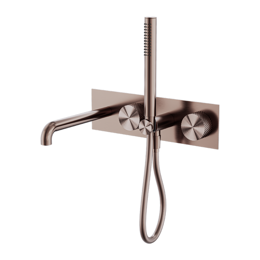OPAL PROGRESSIVE SHOWER SYSTEM WITH SPOUT 230/250MM BRUSHED BRONZE