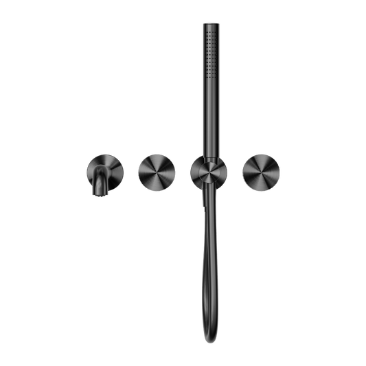 OPAL PROGRESSIVE SHOWER SYSTEM SEPARATE PLATE WITH SPOUT 230/250MM GRAPHITE