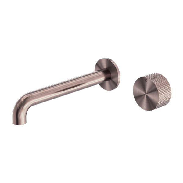 OPAL PROGRESSIVE WALL BASIN/BATH SET 120/160/185/230/260MM BRUSHED BRONZE