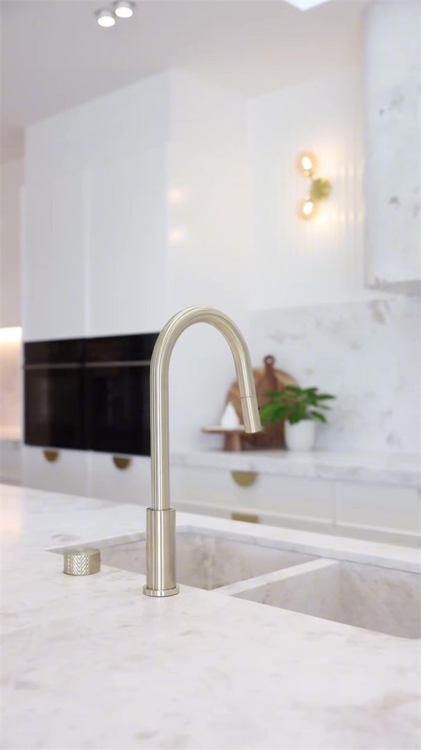 OPAL PROGRESSIVE PULL OUT KITCHEN SET BRUSHED GOLD