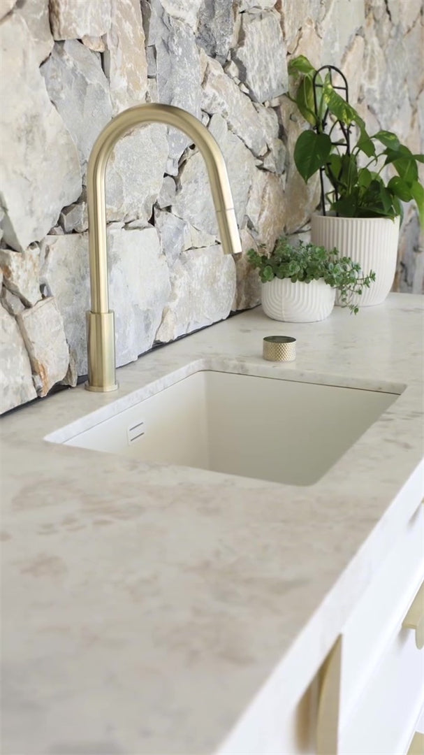 OPAL PROGRESSIVE PULL OUT KITCHEN SET BRUSHED GOLD