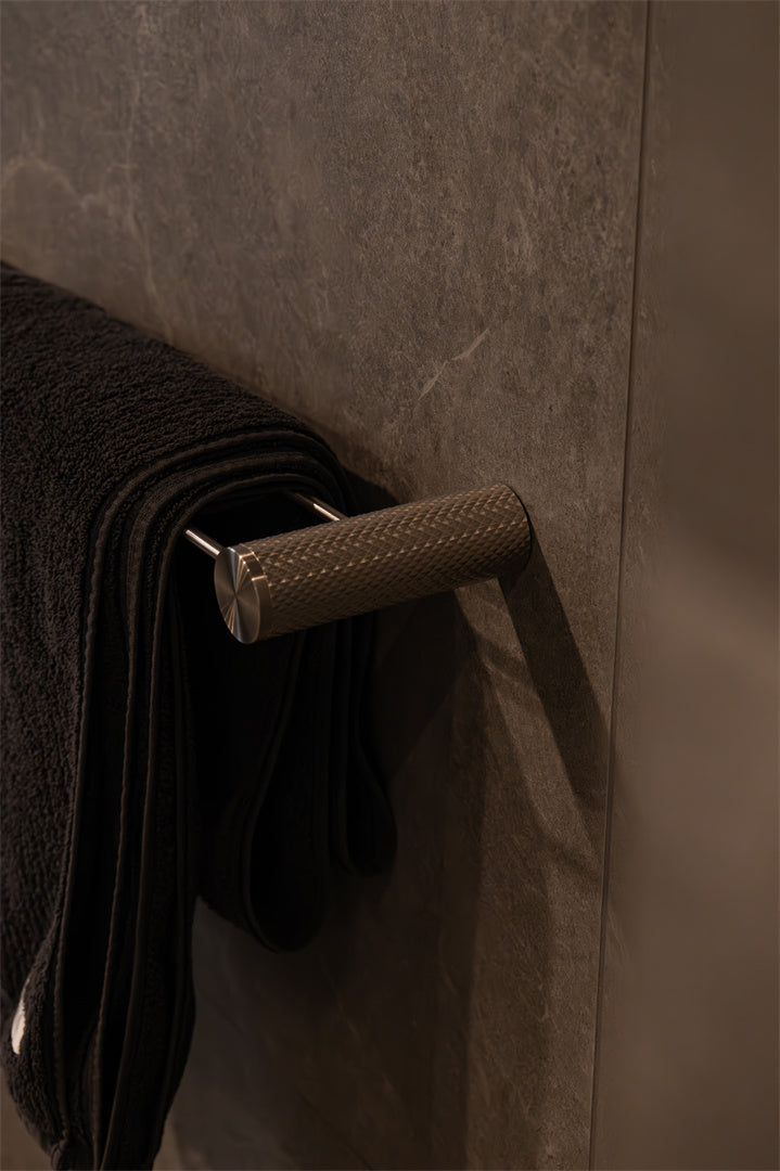 OPAL DOUBLE TOWEL RAIL 600/800MM BRUSHED NICKEL