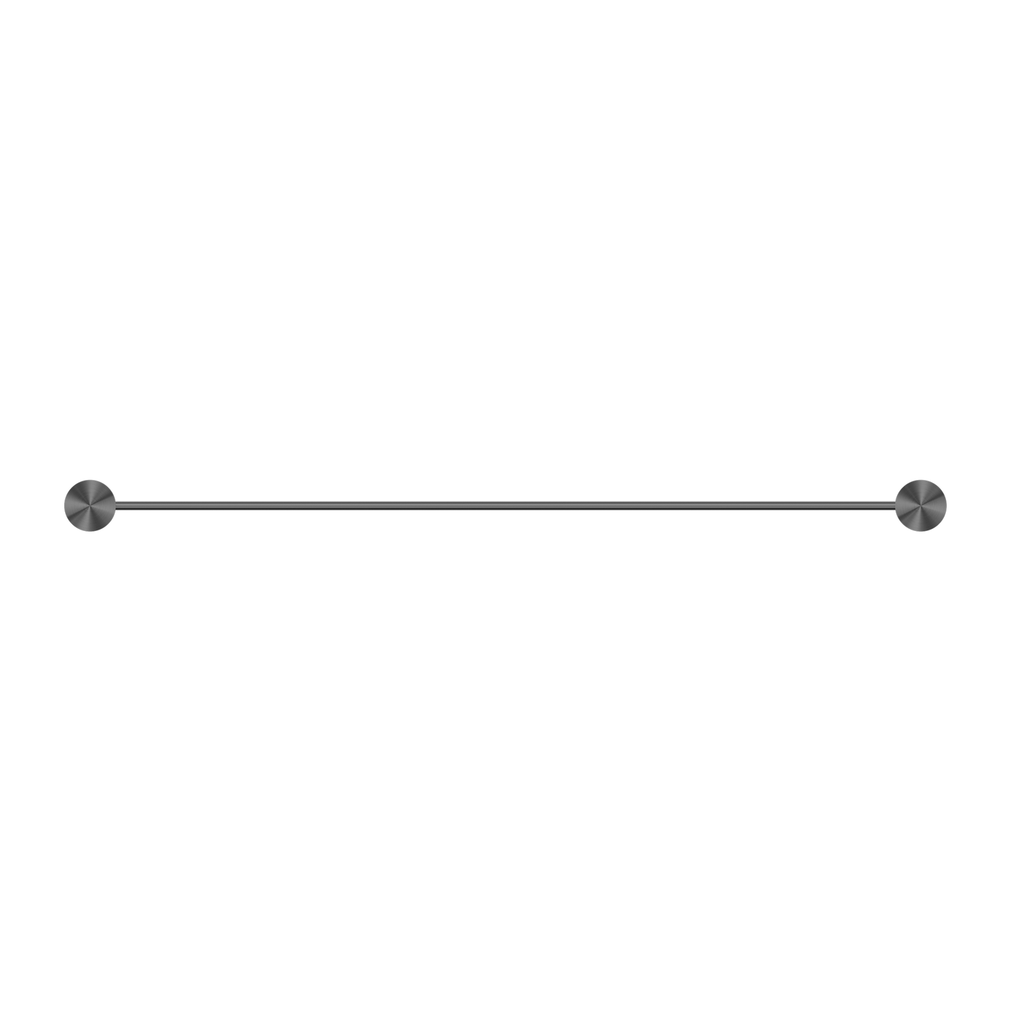 OPAL SINGLE TOWEL RAIL 600/800MM GRAPHITE