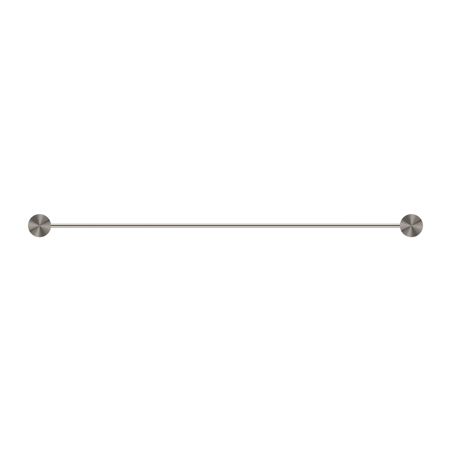 OPAL DOUBLE TOWEL RAIL 600/800MM BRUSHED NICKEL