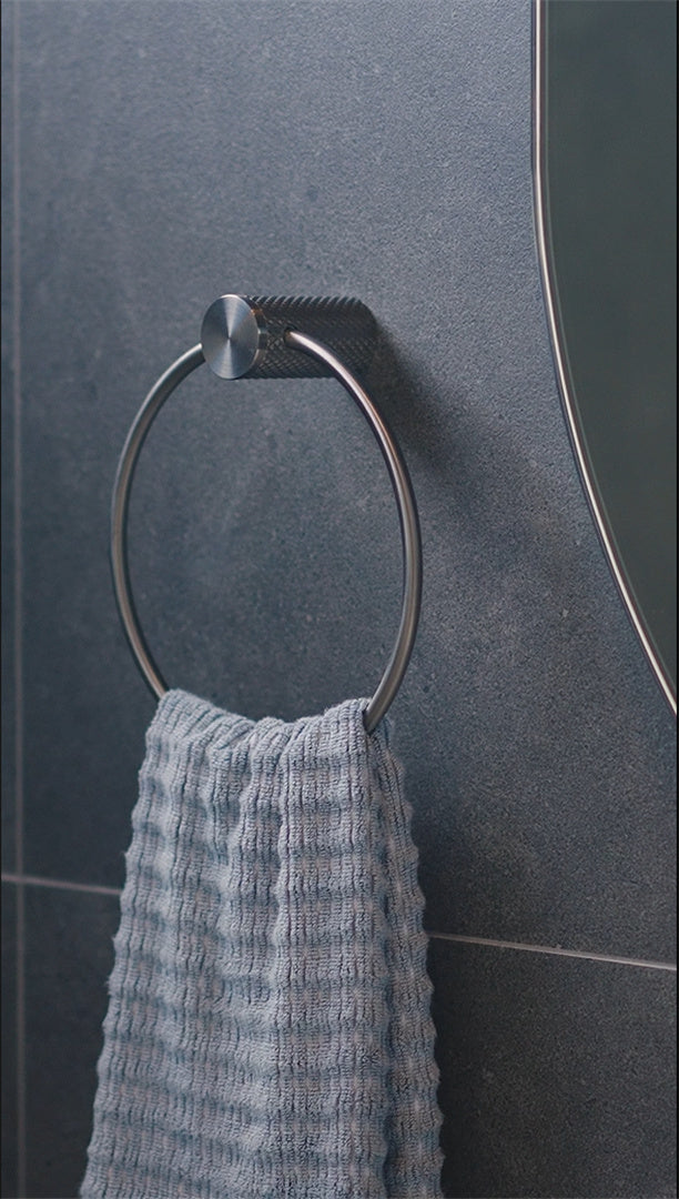 OPAL TOWEL RING GRAPHITE