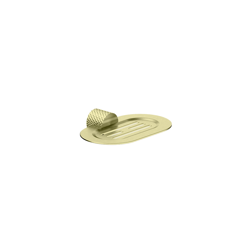 OPAL SOAP DISH HOLDER BRUSHED GOLD