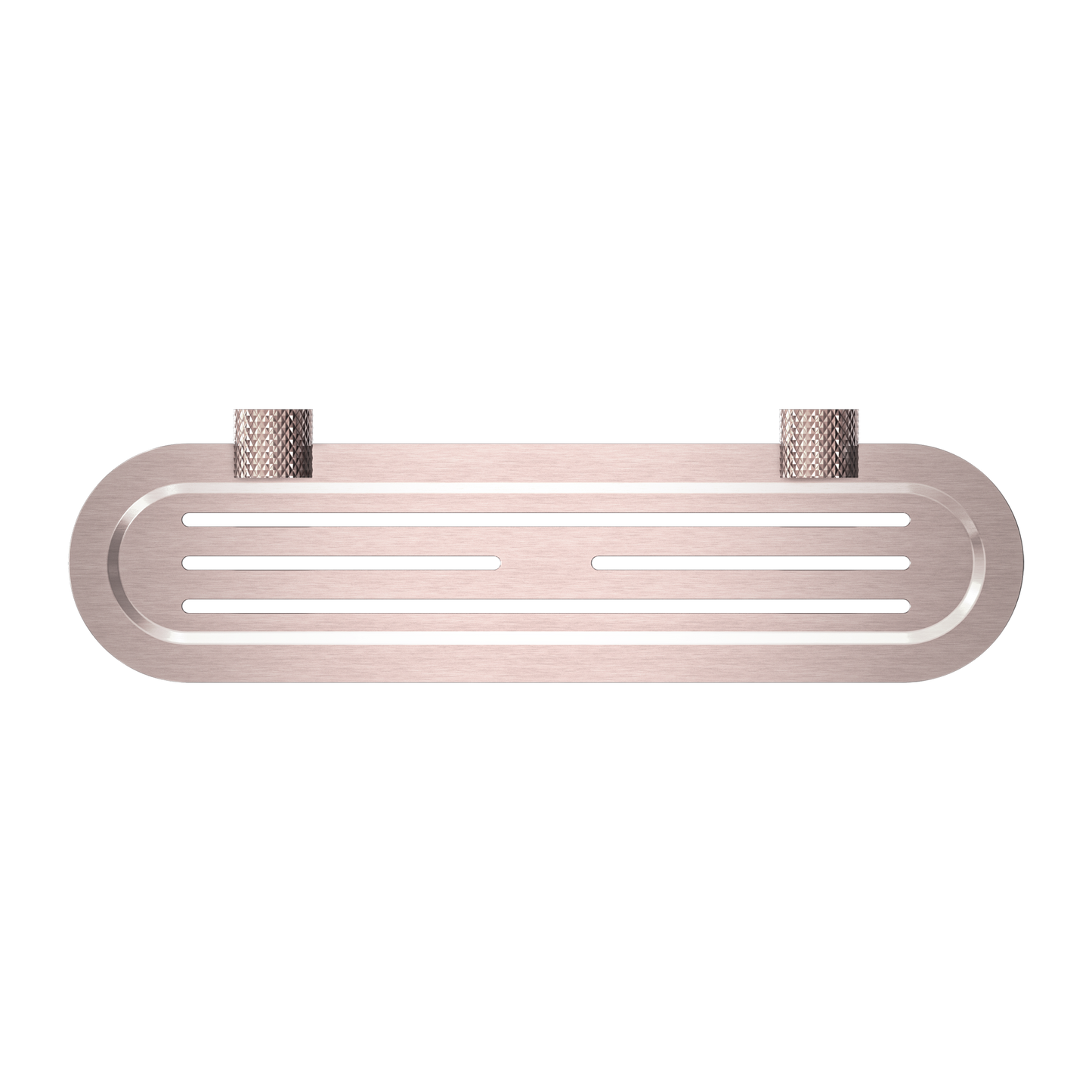 OPAL METAL SHOWER SHELF BRUSHED BRONZE