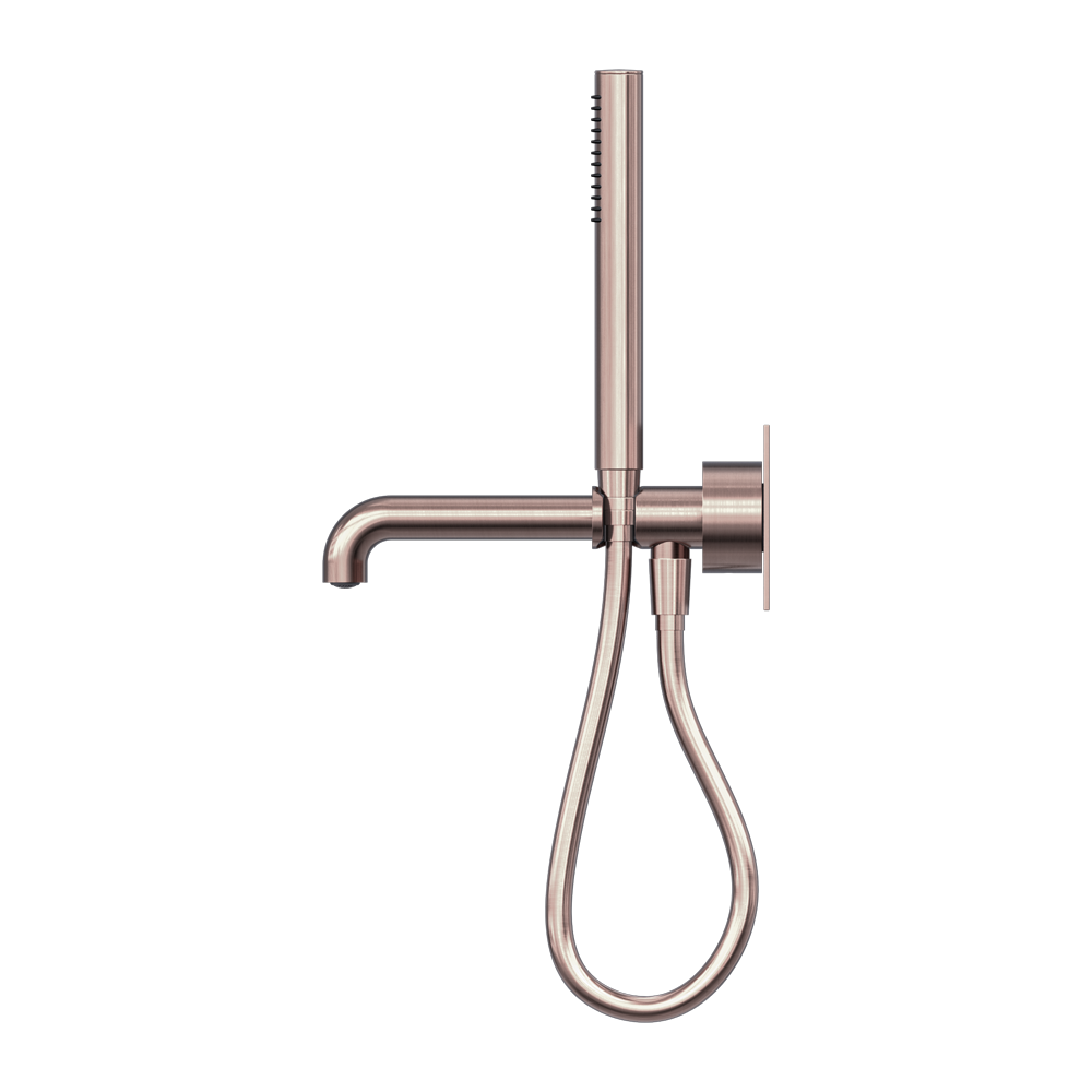 Kara Progressive Shower System With Spout 230/250MM Brushed Bronze