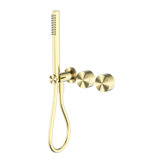 KARA PROGRESSIVE SHOWER SYSTEM SEPARATE PLATE BRUSHED GOLD