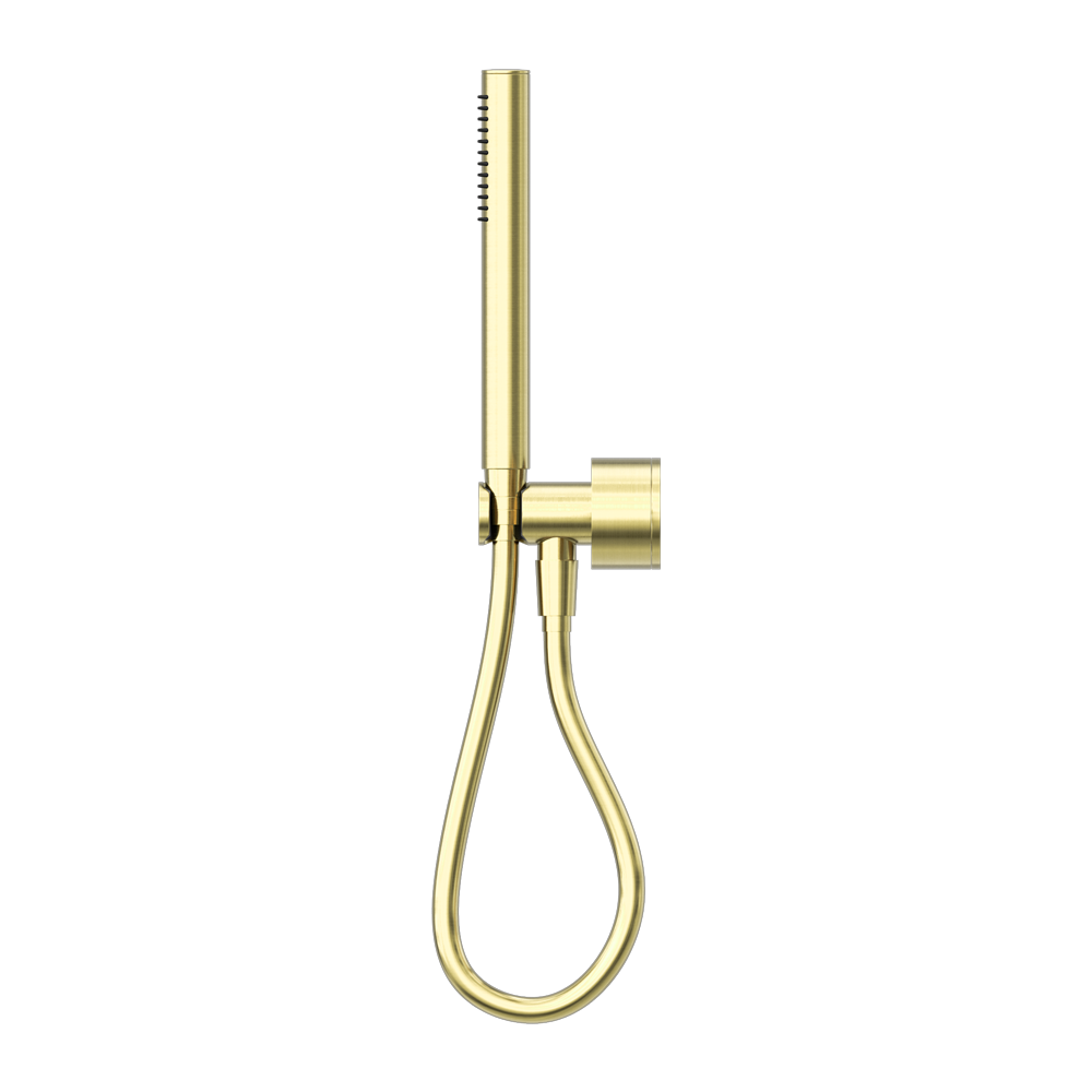 Kara Progressive Shower System Separate Plate Brushed Gold — Gold & Brass