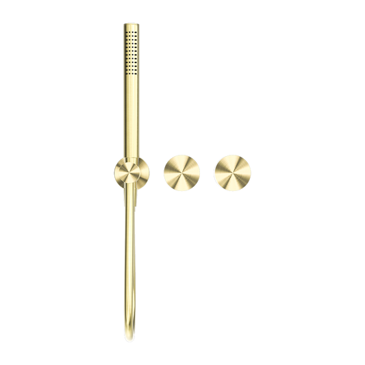 KARA PROGRESSIVE SHOWER SYSTEM SEPARATE PLATE BRUSHED GOLD