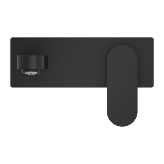 ECCO WALL BASIN/BATH MIXER MB (NR301307AMB) MATTE BLACK