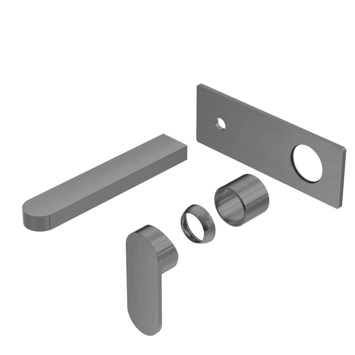 ECCO WALL BASIN/BATH MIXER TRIM KITS ONLY GM (NR301310ATGM) GUN METAL