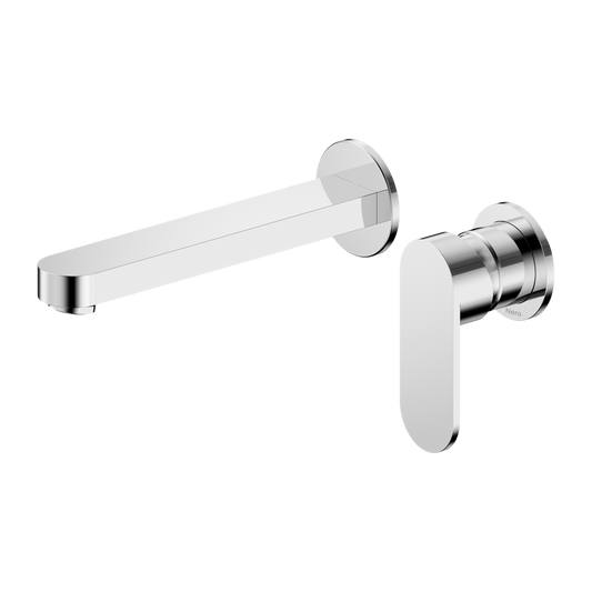 ECCO WALL BASIN/BATH MIXER SEPARATE BACK PLATE 60MM CHROME